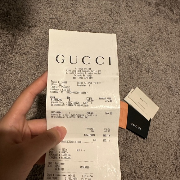 Gucci card bag 100% new no box but have handbag - Picture 2 of 2